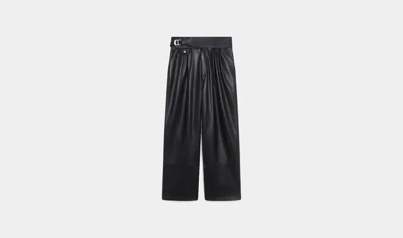 THE LEATHER "QWAN" PANT