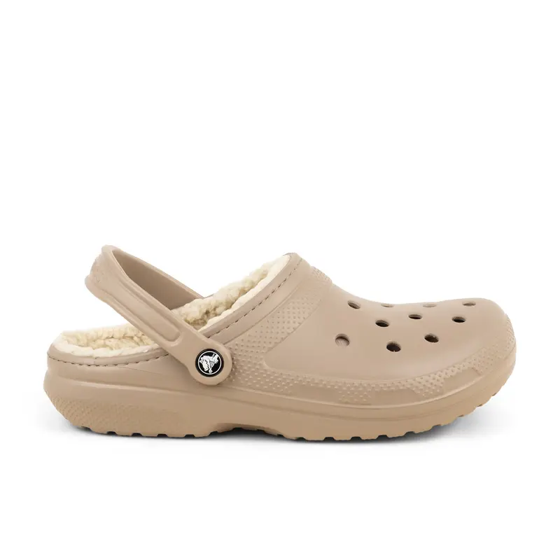 Tongs et Crocs CLASSIC LINED CROCS Homme Beige