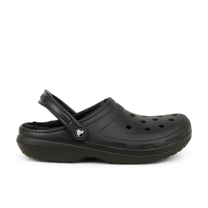 Tongs et Crocs CLASSIC LINED CROCS Homme Noir
