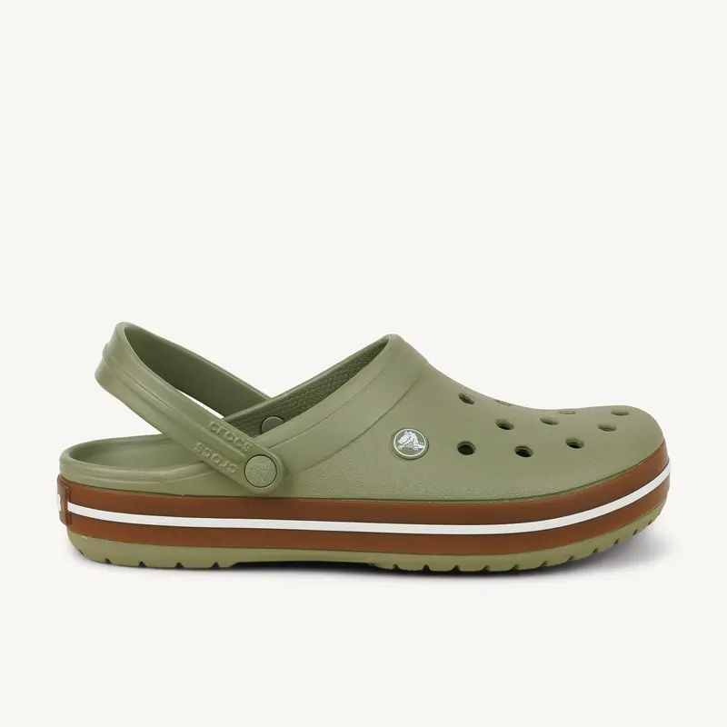Tongs et Crocs CROCBAND GUM CROCS Homme Kaki