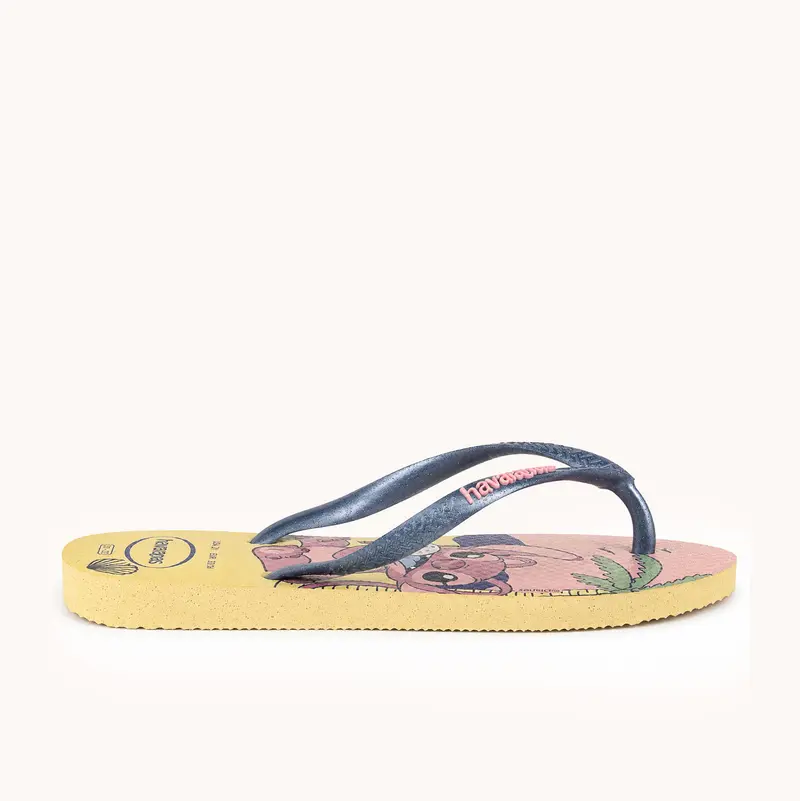 Tongs et Crocs SLIM DISNEY HAVAIANAS Enfant Bleu