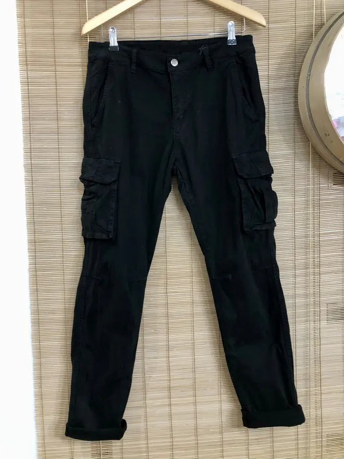 Tony Backer - Pantalon cargo - Leo - noir