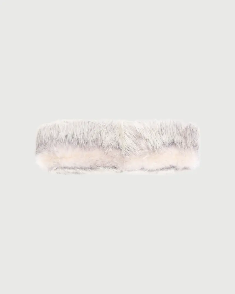 Toscana lamb fur-effect headband