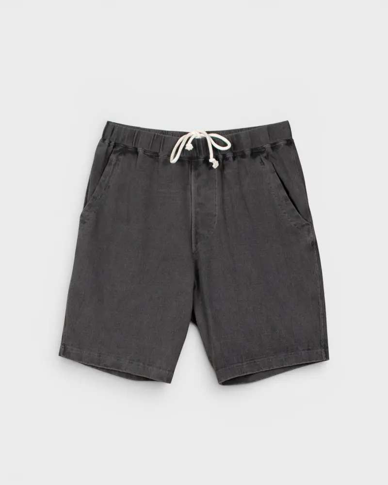 Travel Shorts Heavy Coton P-Black
