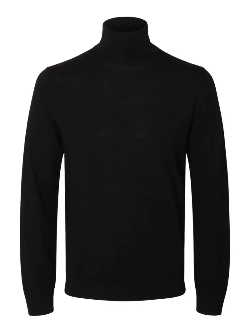 TRAY KNIT MERINO ROLL NECK