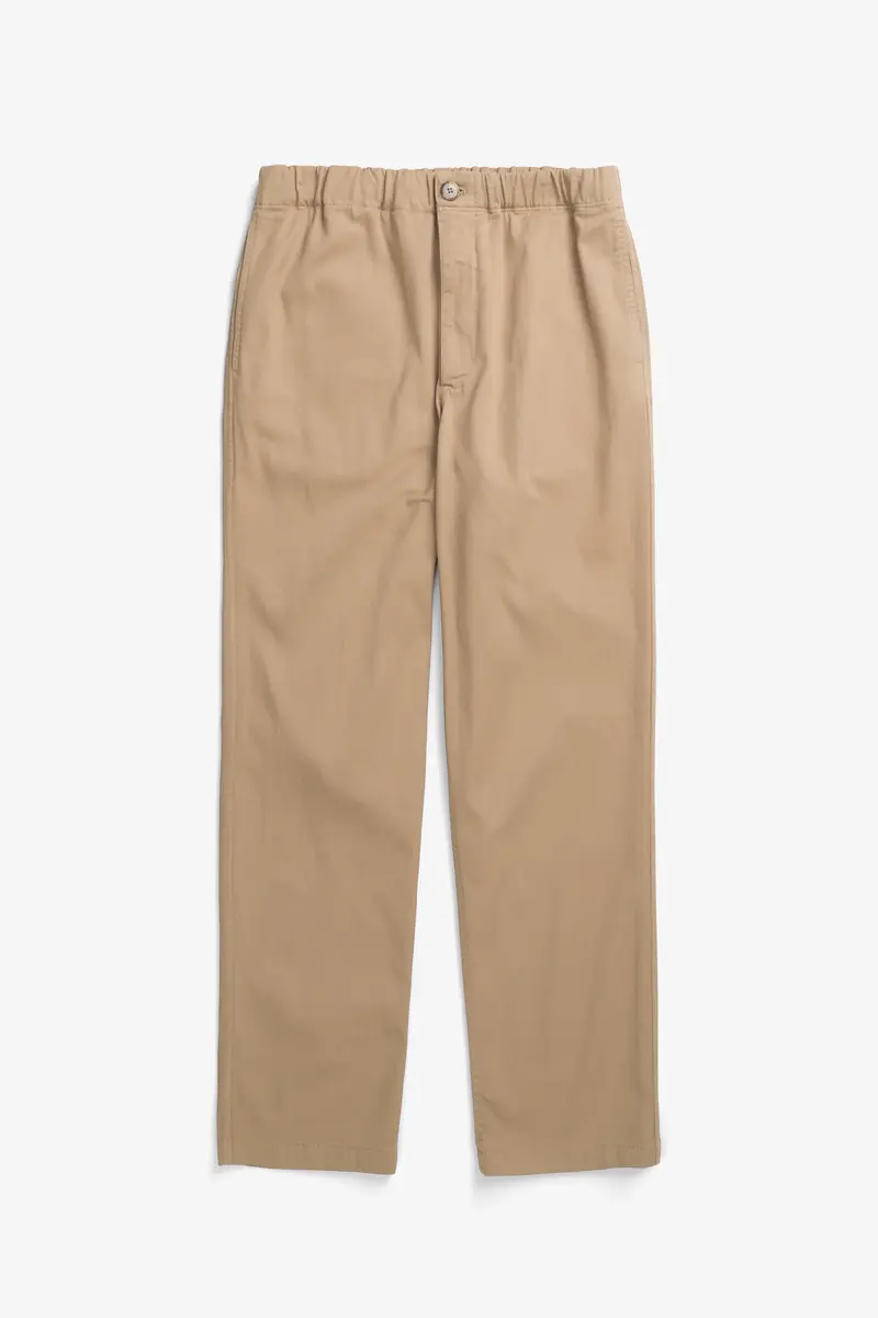 Trysil Regular Organic Stretch Twill Trouser - Utility Khaki
