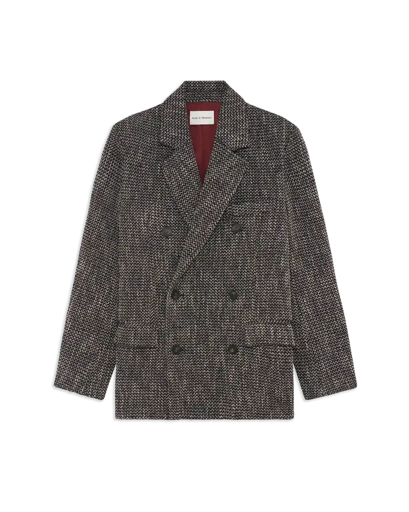 Tweed Double Breasted Jacket