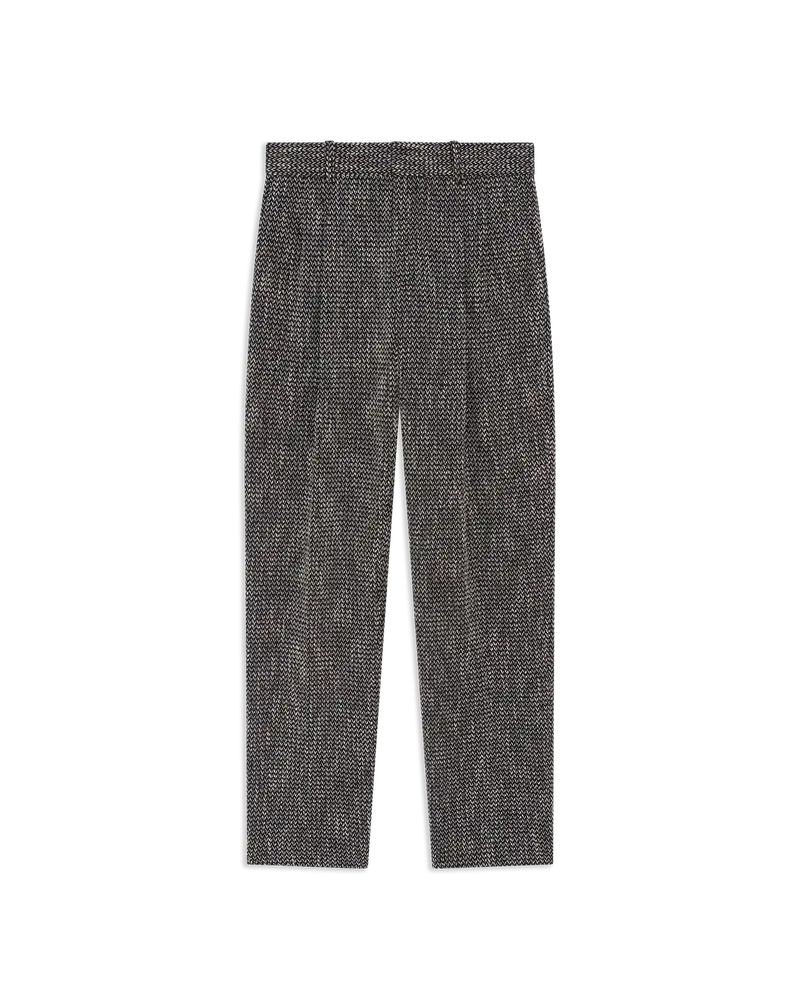 Tweed Wide Leg Trousers