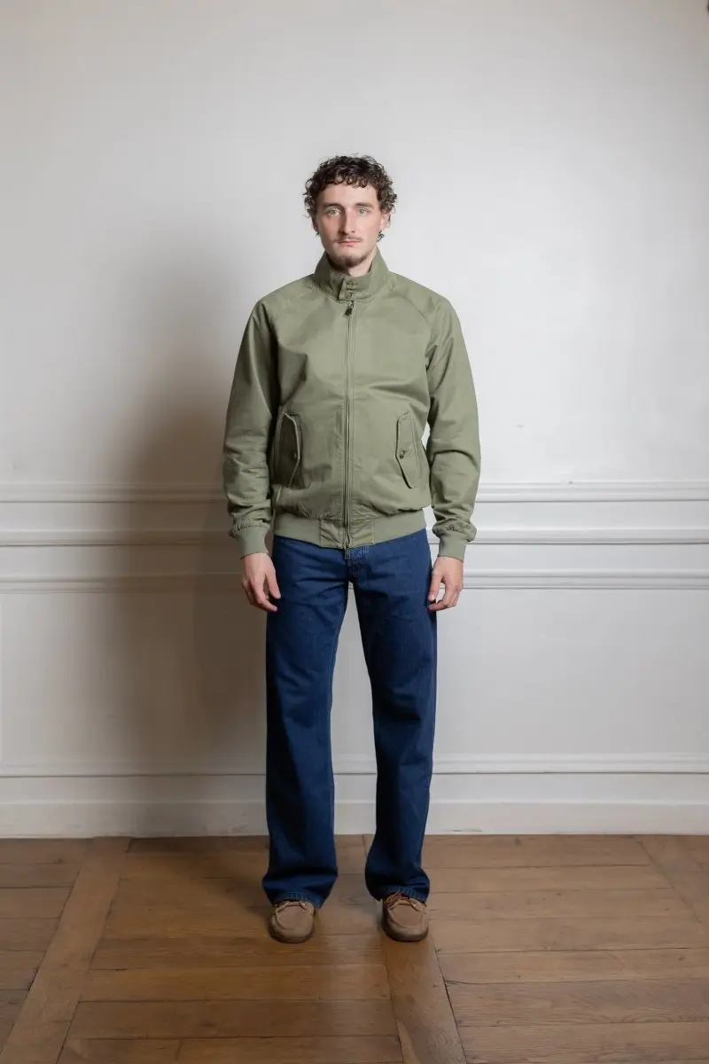 TWILL G9 WASHED COTTON TWILL - LICHEN GREEN
