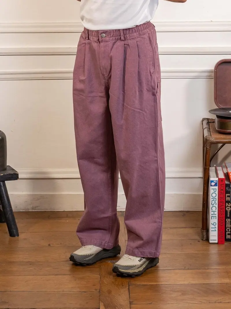 Two Tuck Wide Kation Pants Purple