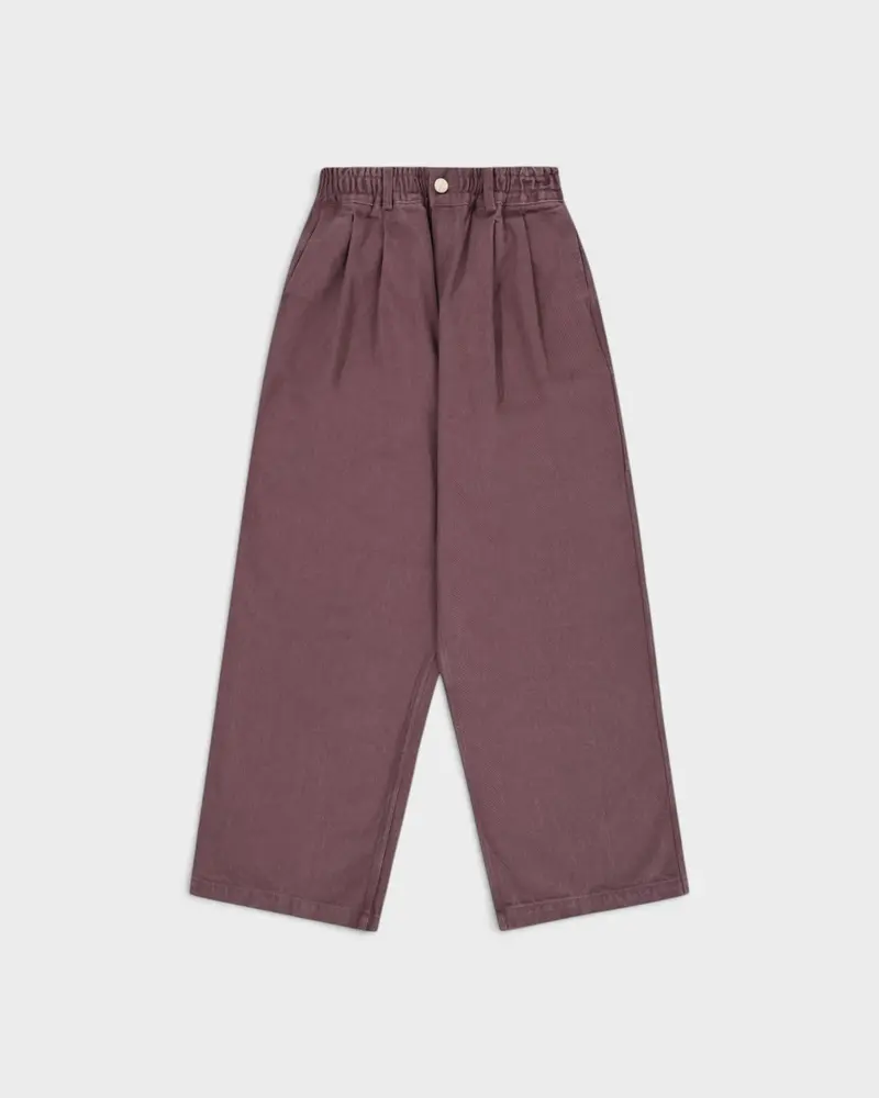 Two Tuck Wide Kation Pants Purple