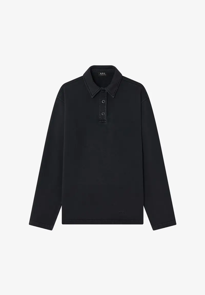 Unisex-Poloshirt mit langen Ärmeln