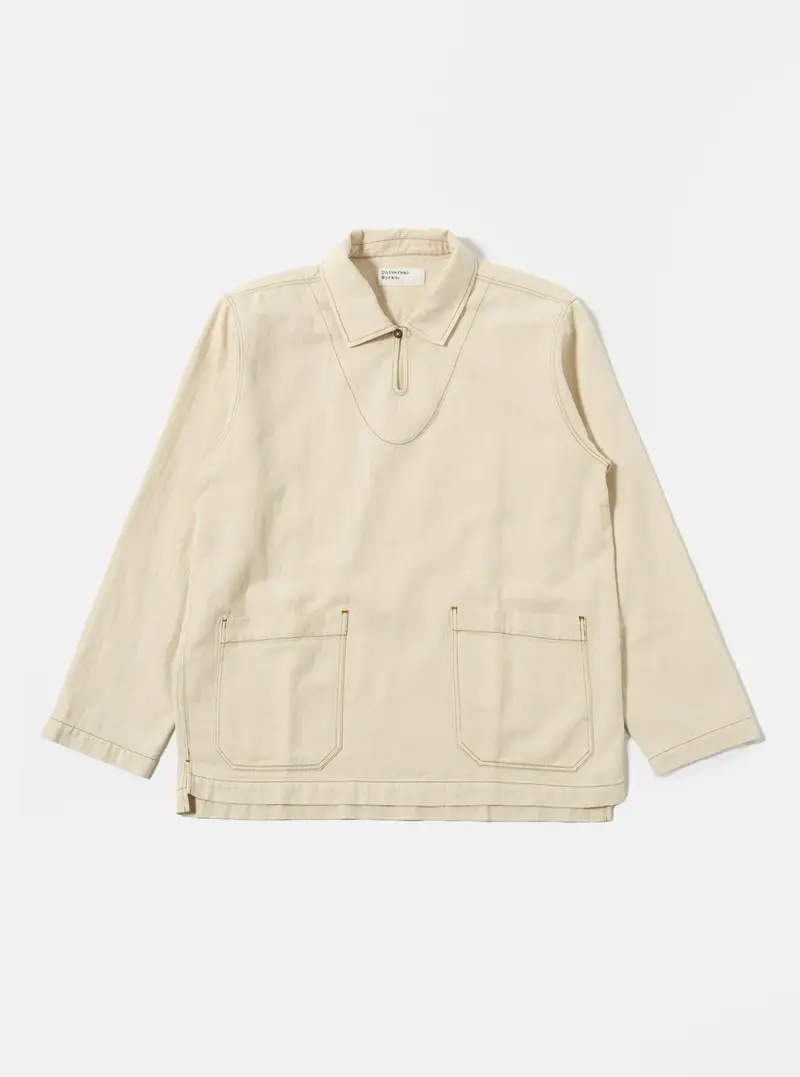 Universal works - Smock overshirt - Ecru