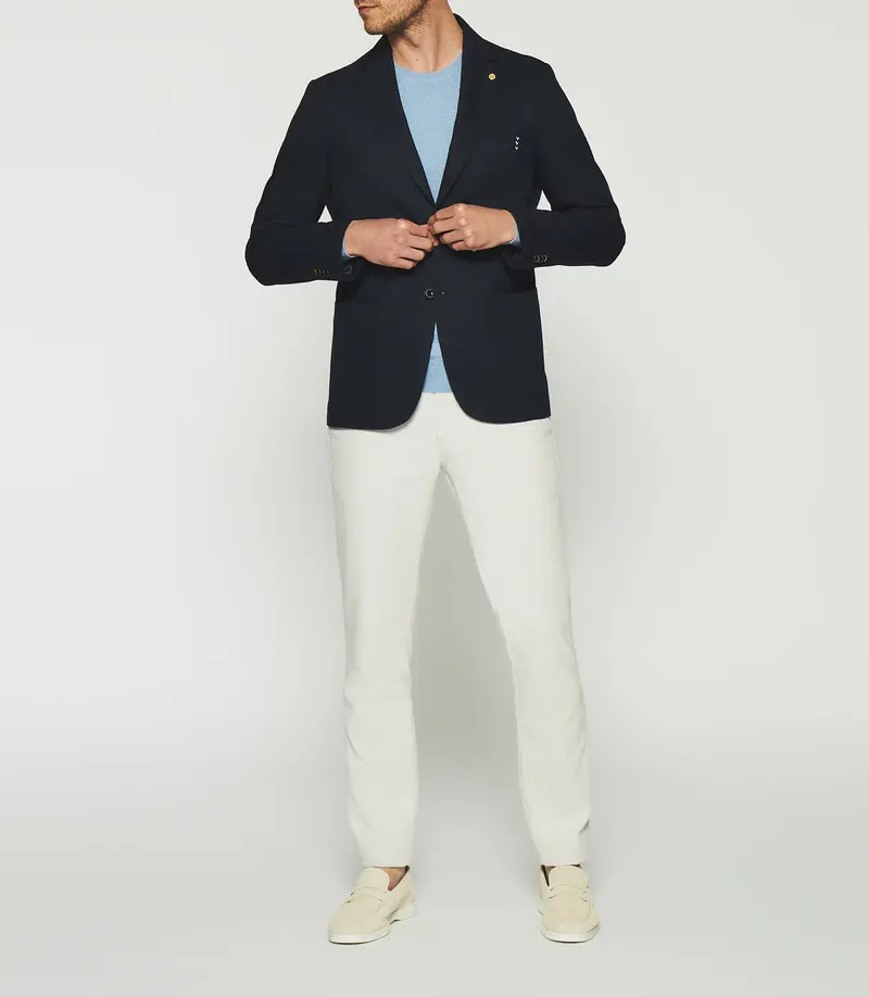 Veste à 2 boutons marine ASTI