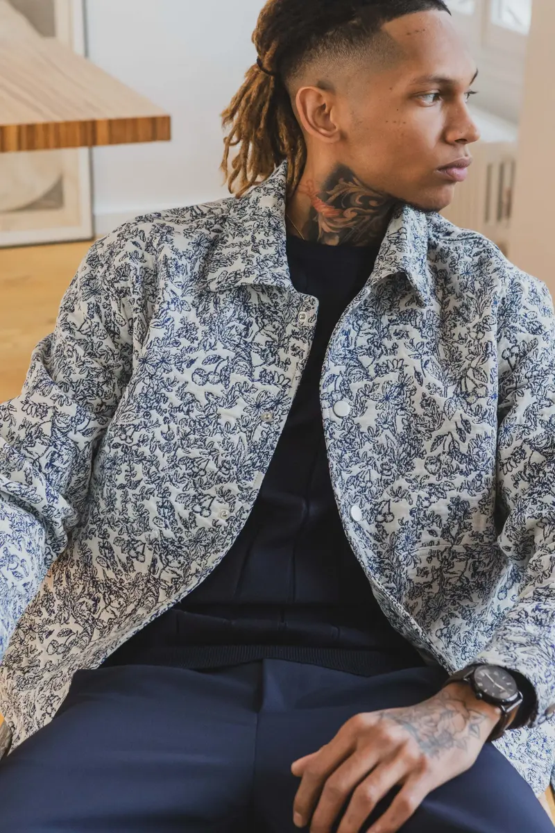 Veste à motif – esprit workwear revisité