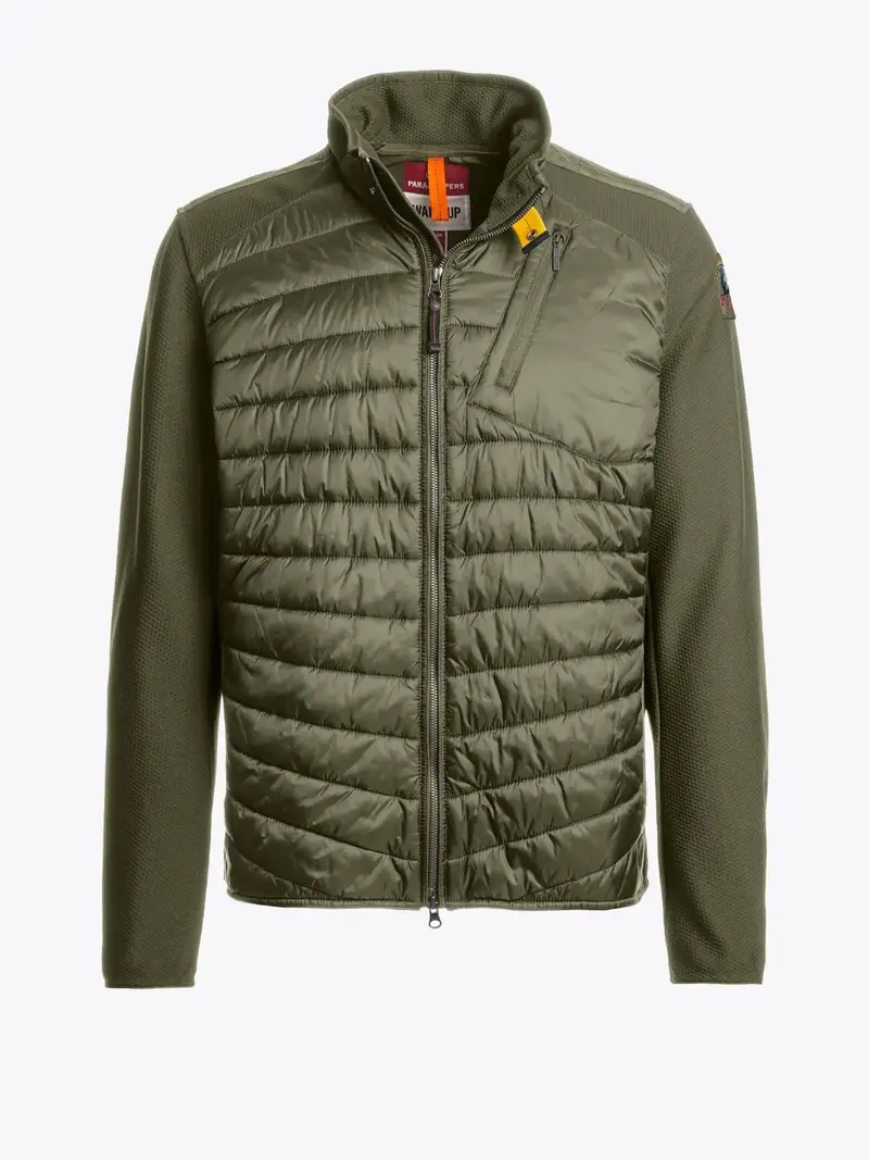 Veste bi-matière déperlante Parajumpers Jayden - Kaki
