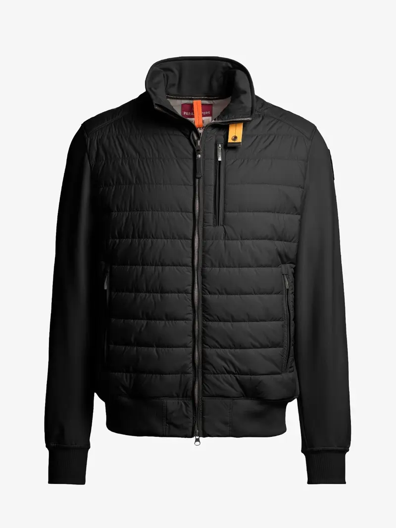 Veste bi-matière Parajumpers Elliot - Noir