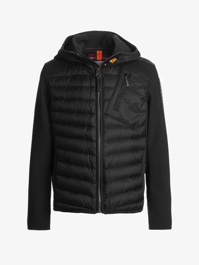 Veste bi-matière Parajumpers Nolan - Noir