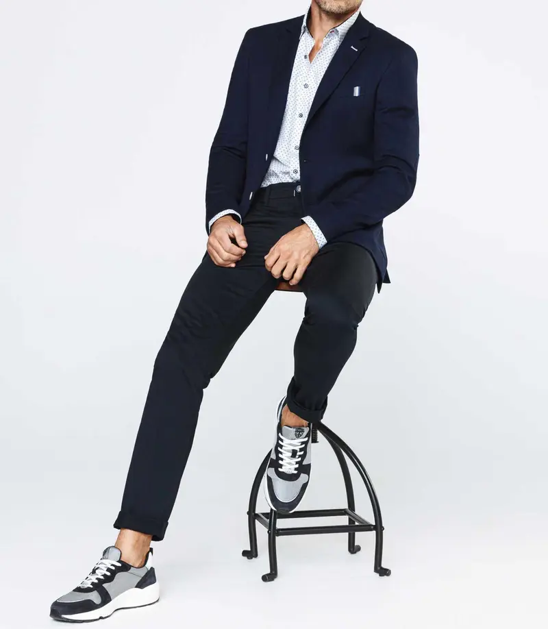 Veste casual bleu marine "Meloman"