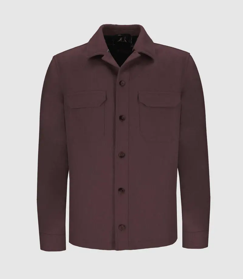 Veste casual bordeaux DEREK