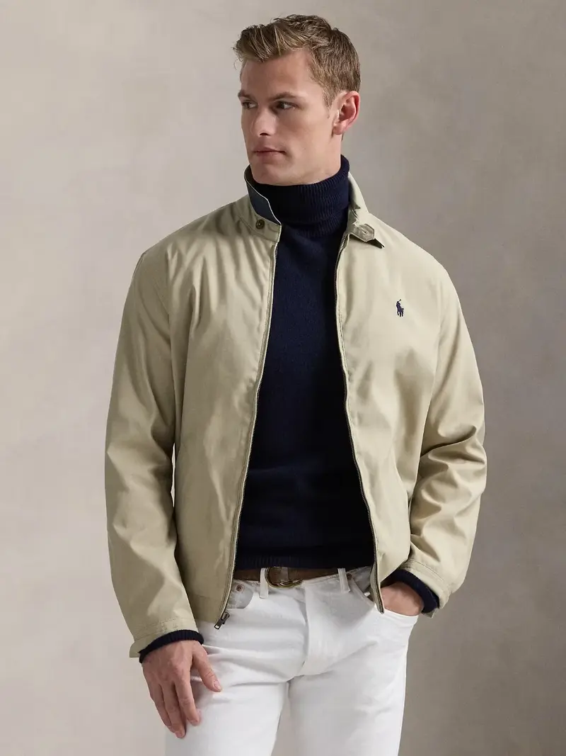 Veste coupe-vent Ralph Lauren beige