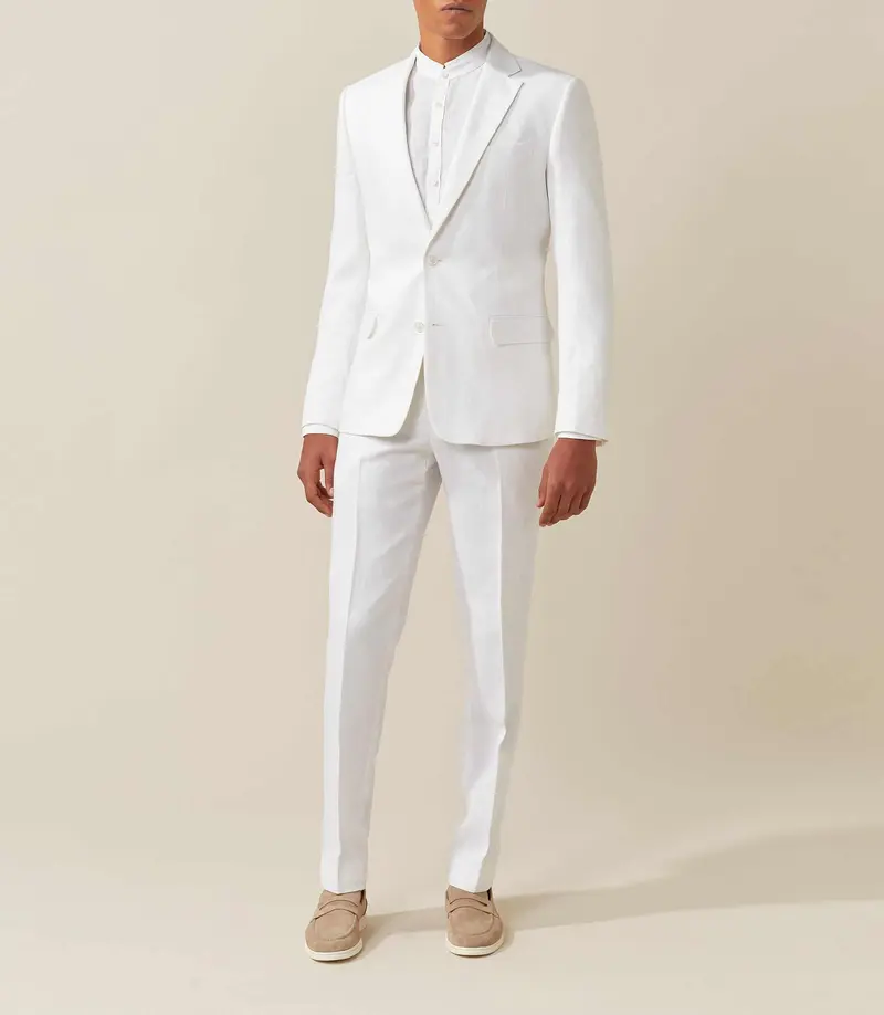 Veste de costume blanche "London"