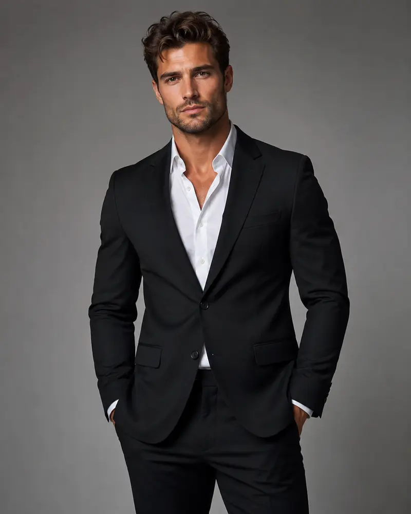 Veste de costume homme noir