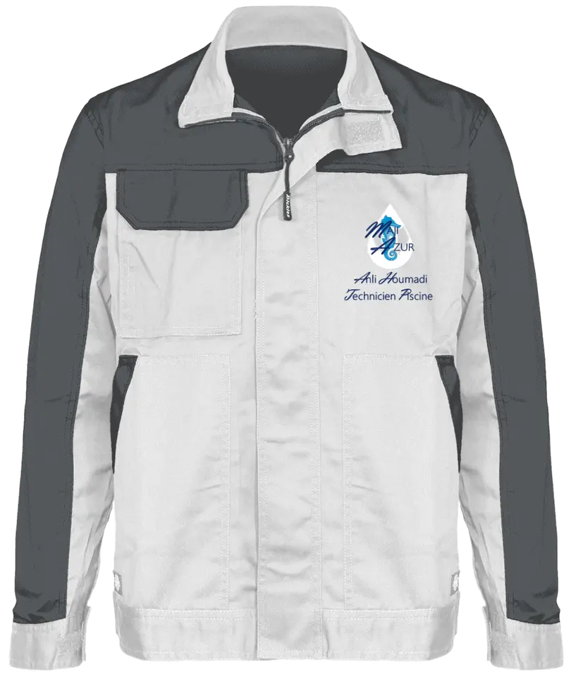 Veste de travail Maji Azur