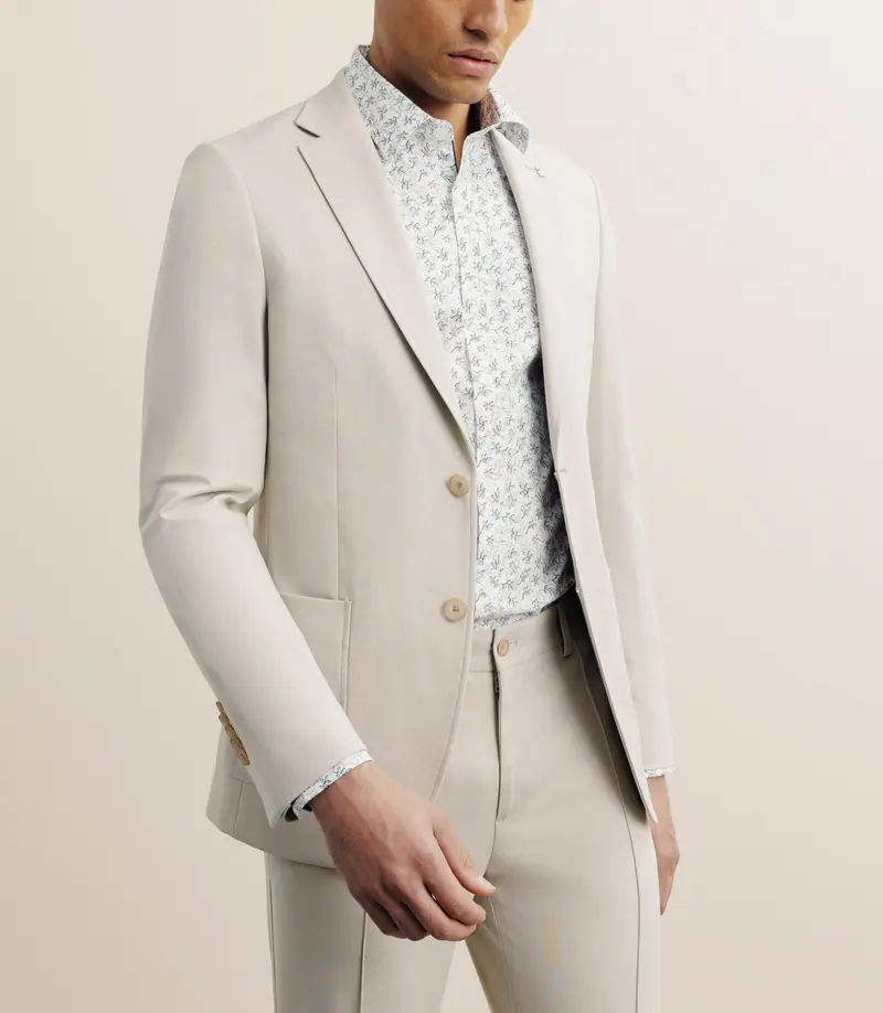 Veste en maille beige