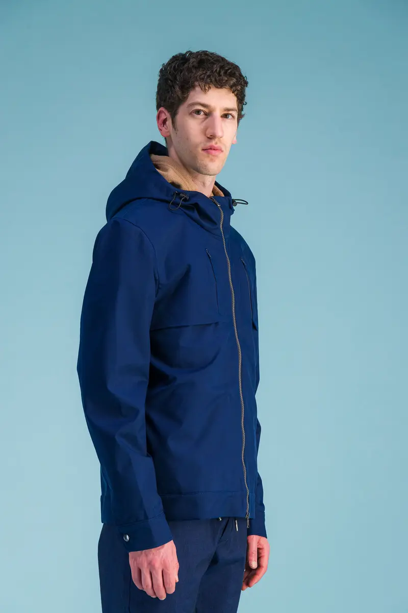 Veste imperméable "Alpinist" bleu océan