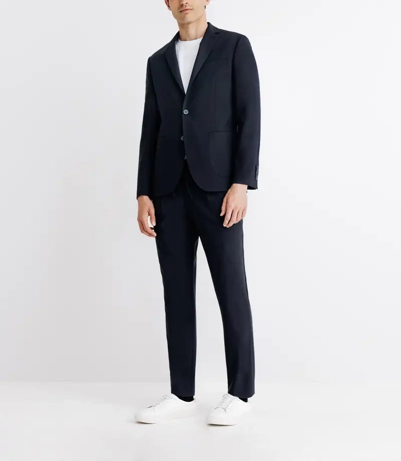 Veste séparable 2 boutons marine