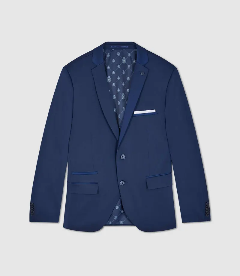 Veste ville 2 boutons bleu "Cionac"