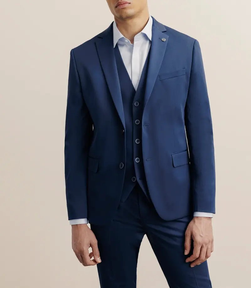 Veste ville en tissu technique bleu