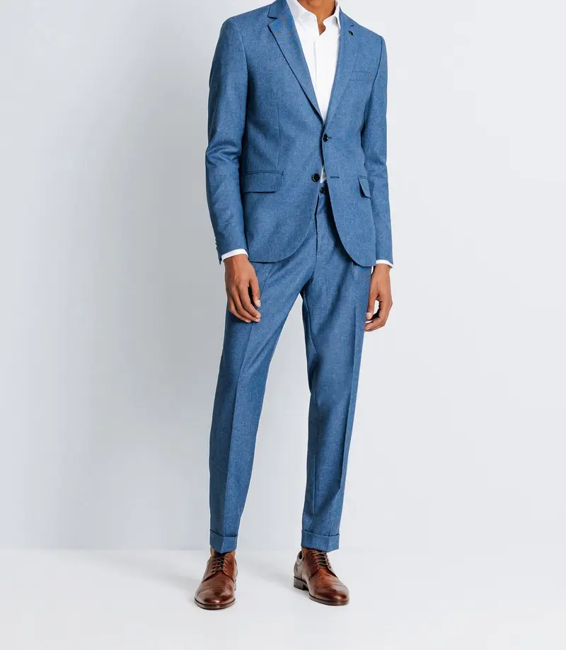 Veste ville séparable bleu effet denim