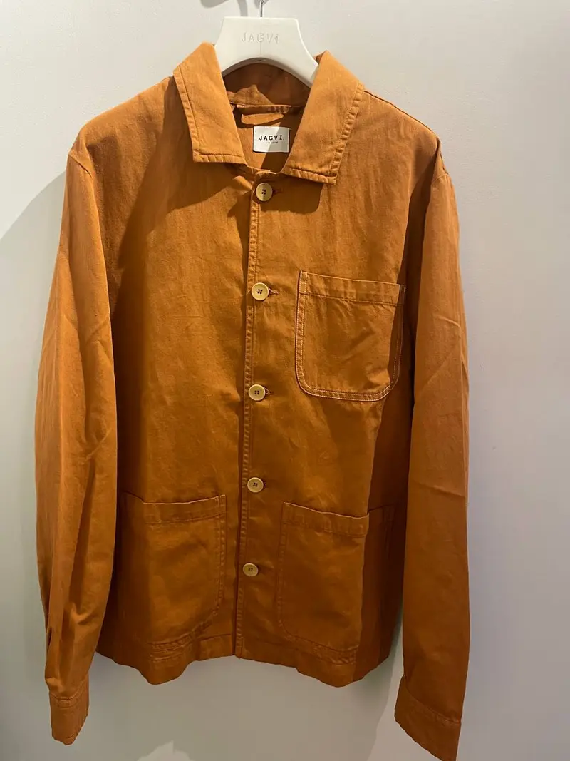 Veste workwear coton bio camel