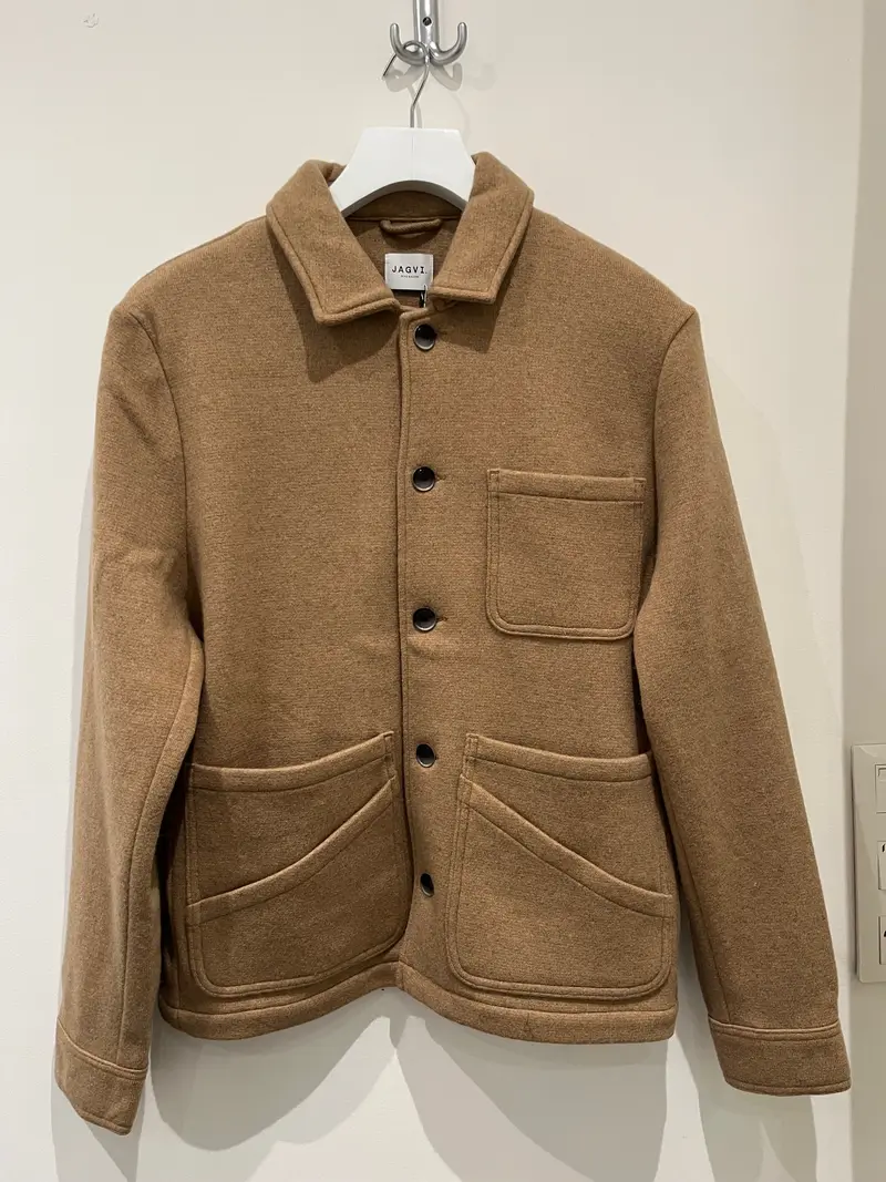 Veste workwear laine beige