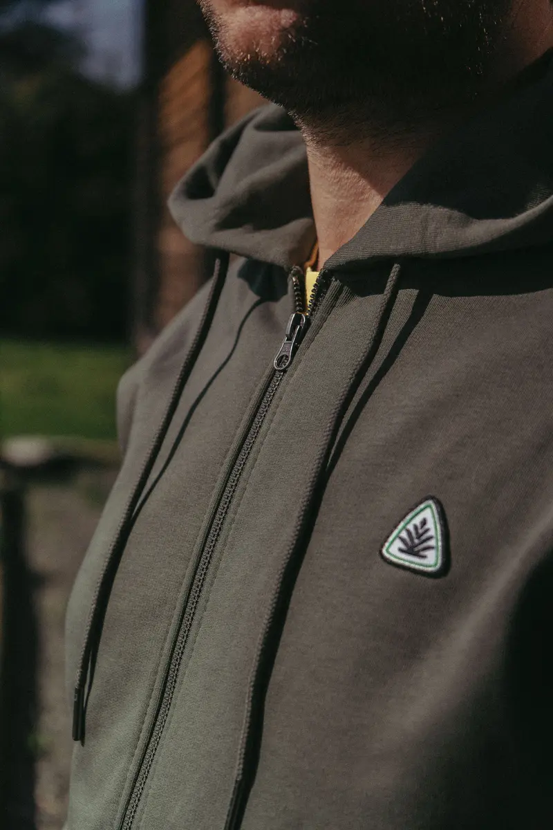 Veste zippé st just kaki