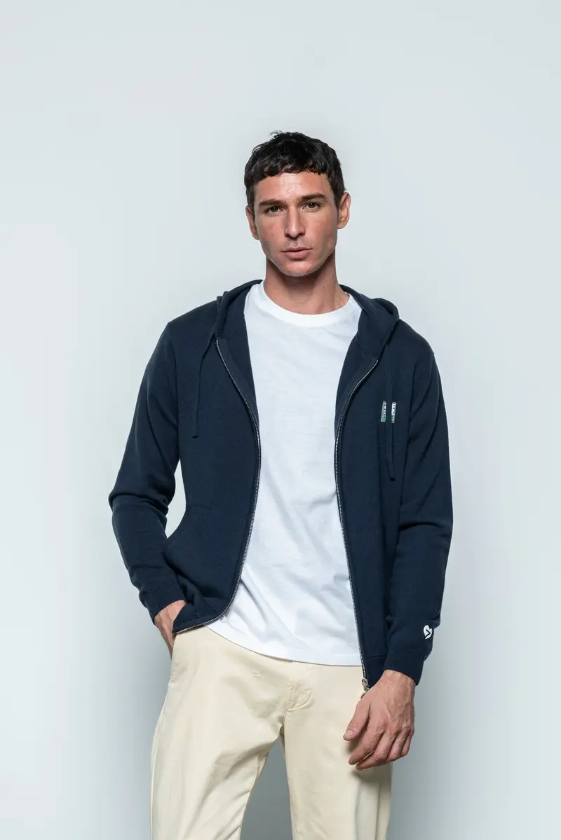 VESTE ZIPPÉE À CAPUCHE VOLZIPA - NAVY