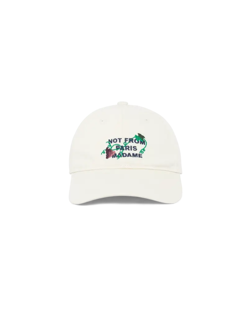 Vine Embroidered Slogan Cap