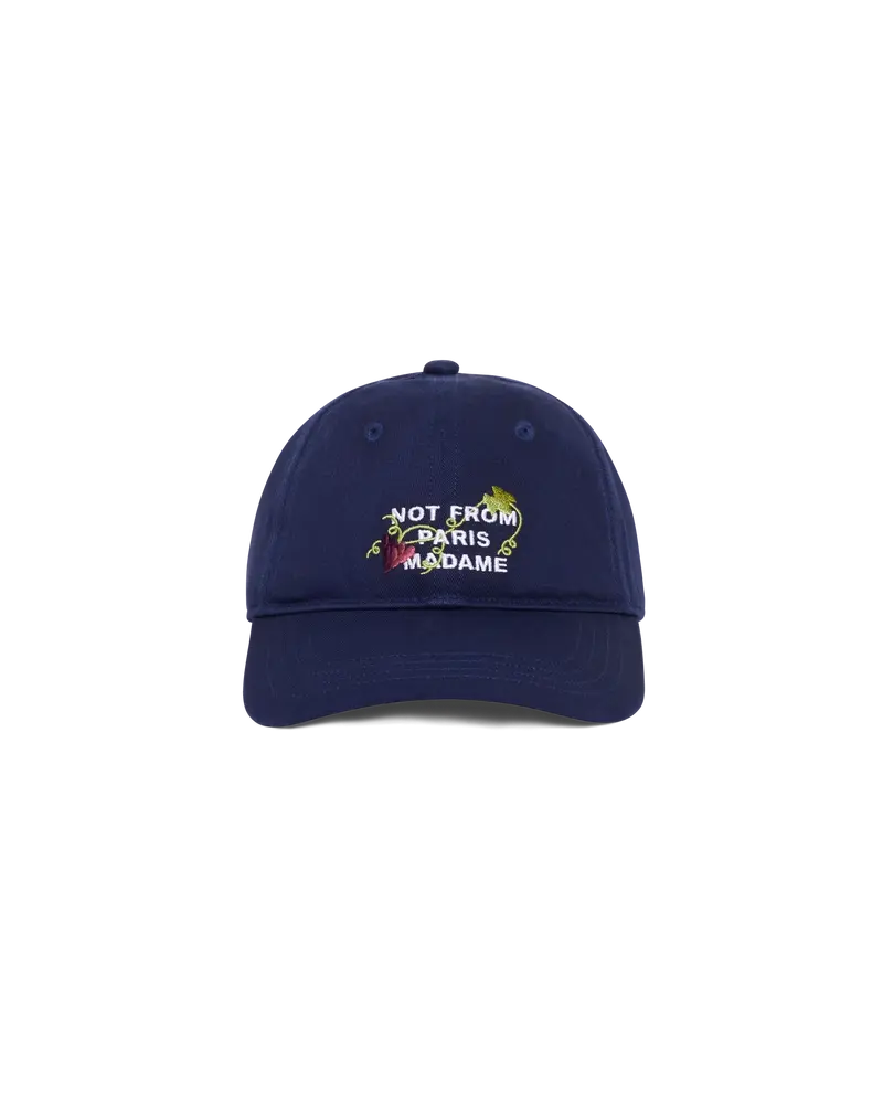 Vine Embroidered Slogan Cap