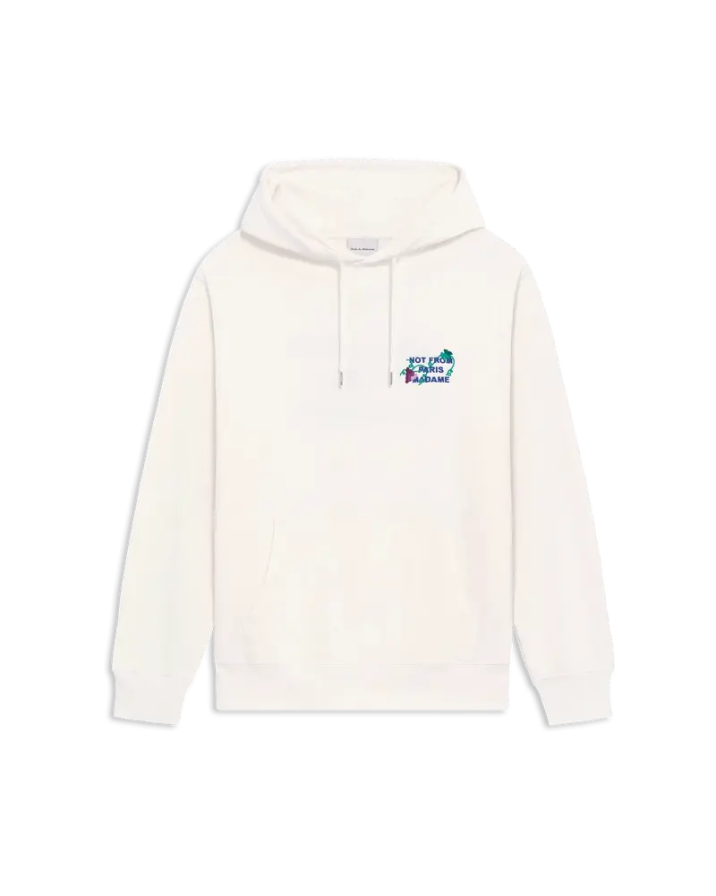 Vine Embroidered Slogan Hoodie
