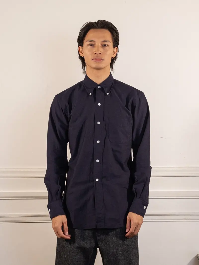 Vintage Ivy Navy Oxford