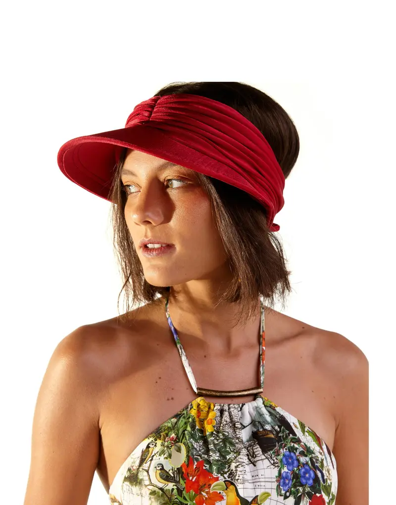 Viseira Fuji Liso Vermelho
