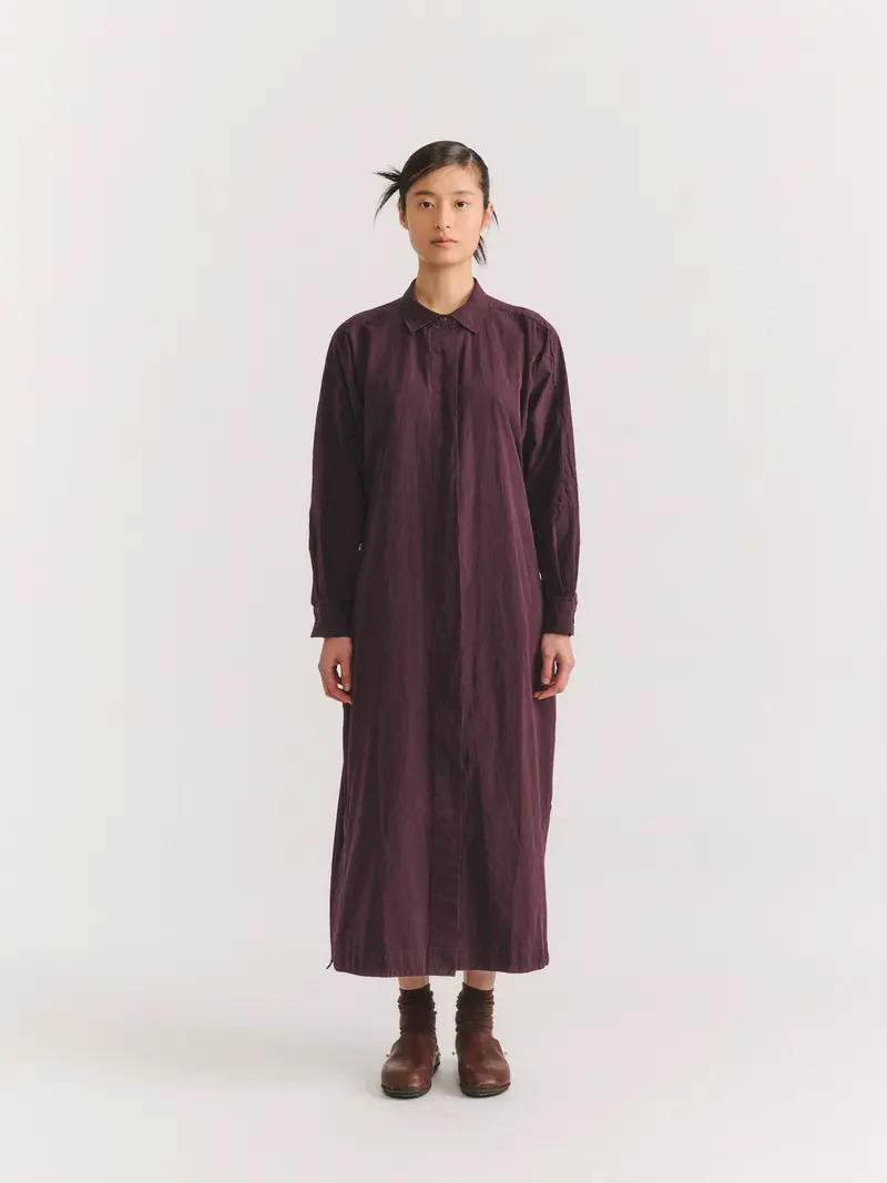 WAGA LS DRESS - PAPER COT - EBONY