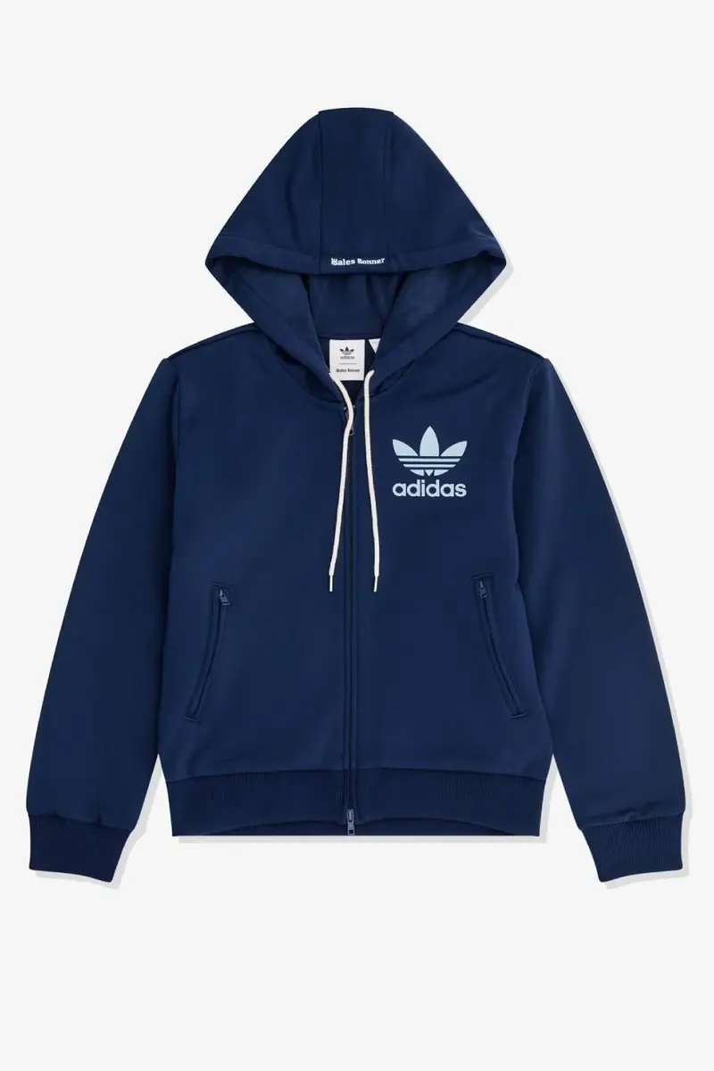 Wales Bonner x Adidas Navy Track Hoodie