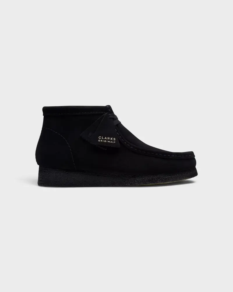 Wallabee Boot Black Suede