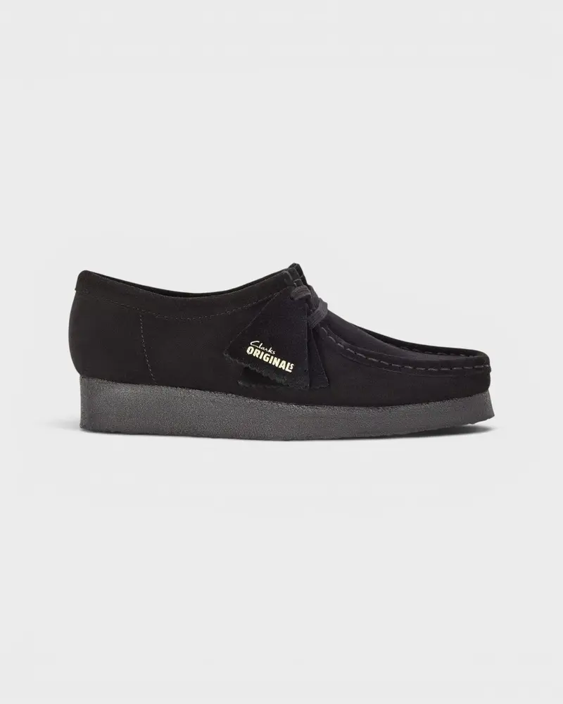 Wallabee Originals Black Suede