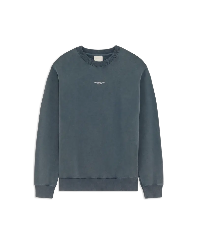 Washed Classic Slogan Sweatshirt