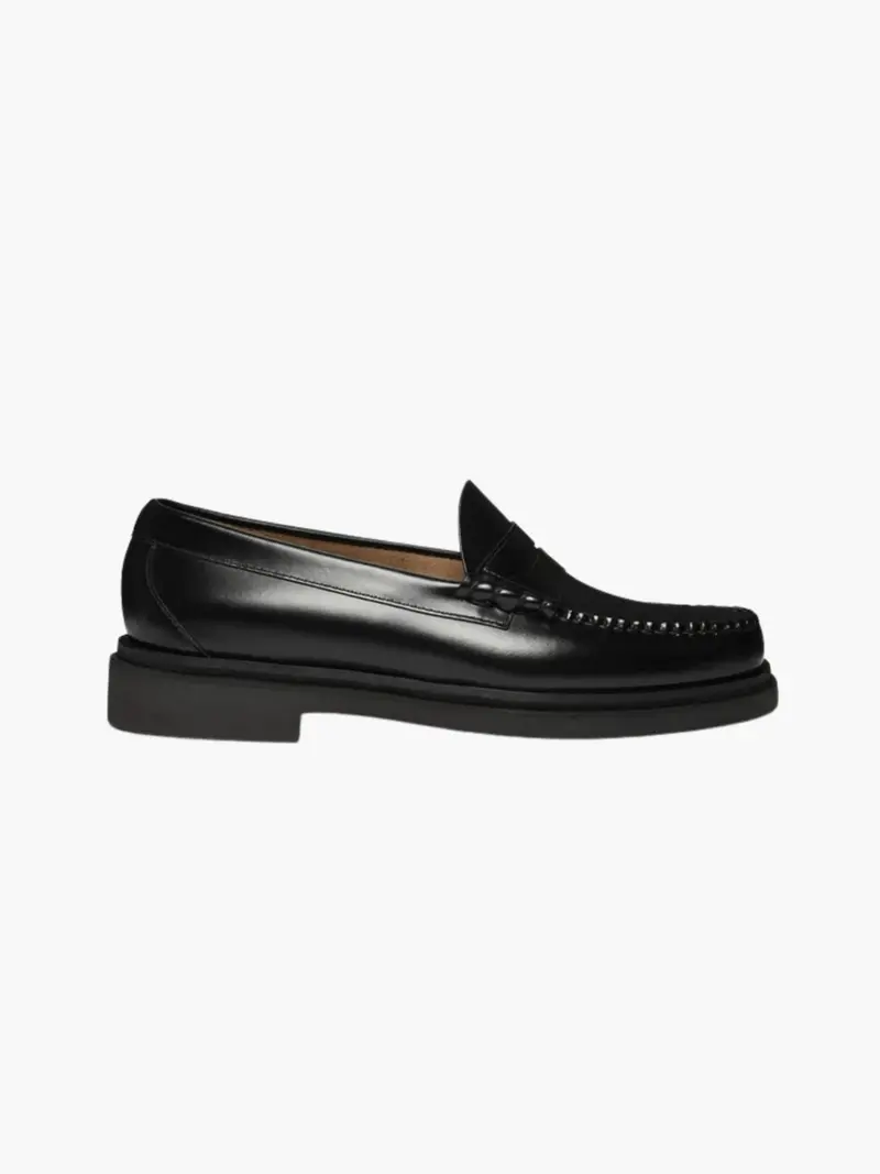 WEEJUN STEP Larson Moc Penny - Black Lthr