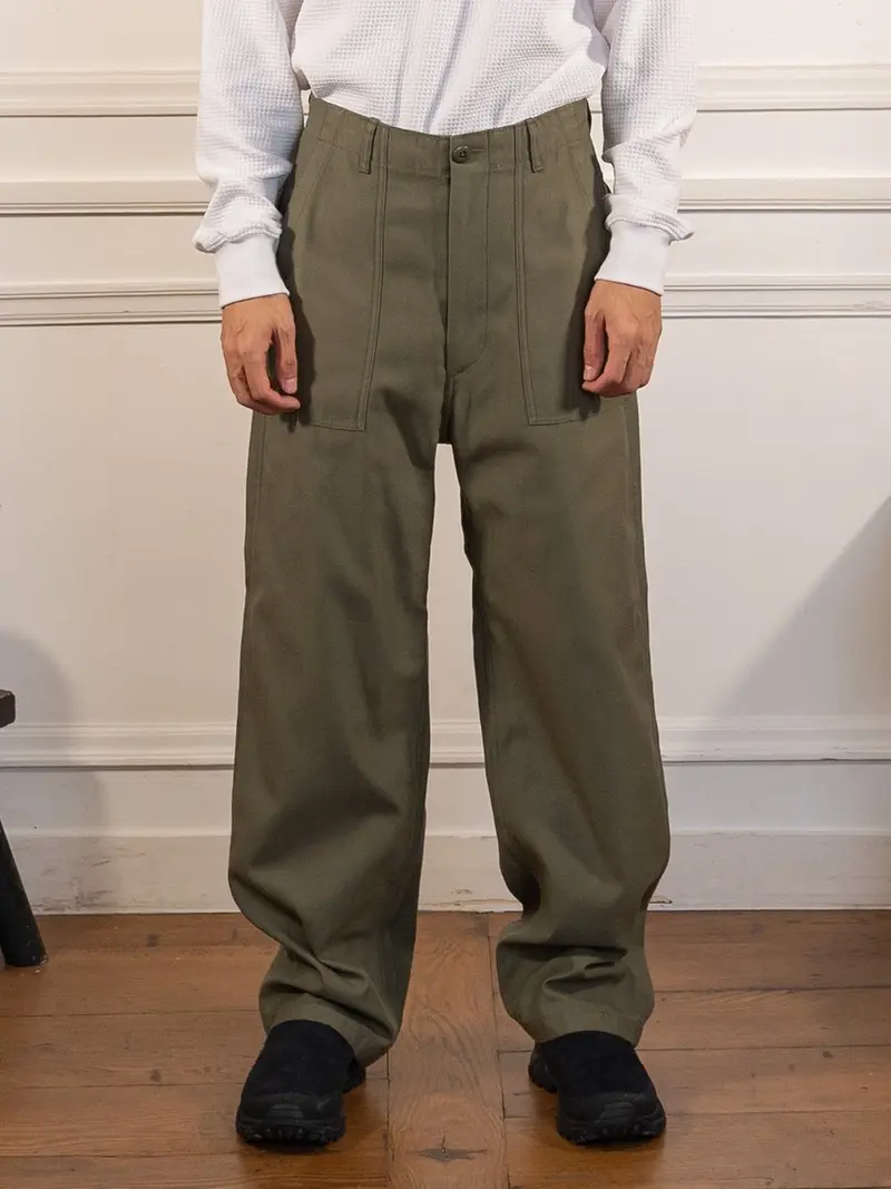 Wide Baker Pants - Khaki